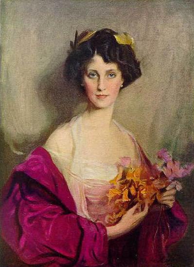 Philip Alexius de Laszlo Portrait of Winifred Anna Cavendish-Bentinck china oil painting image